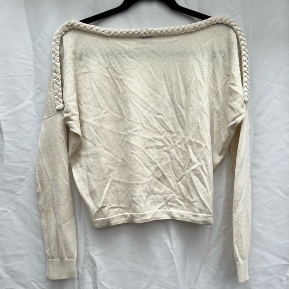 Theory | Cream Bateau Neckline Sweater - Picture 4 of 4